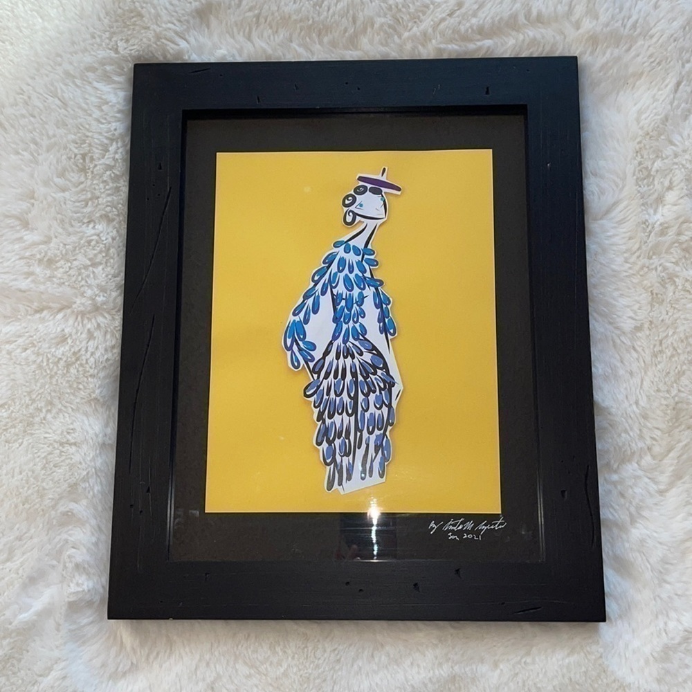 21. Matisse” title handmade cutout I made from my book, paper and digital print.